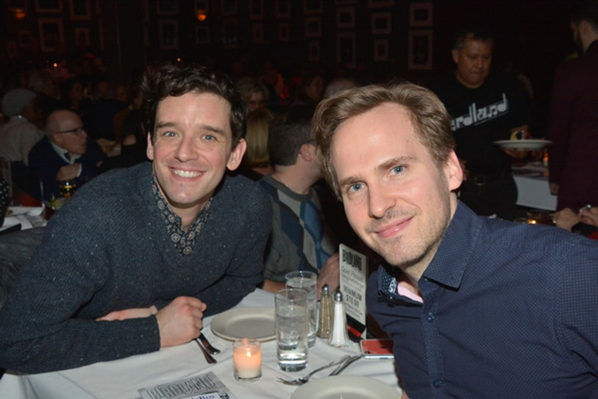 Michael Urie and Ryan Spahn at 