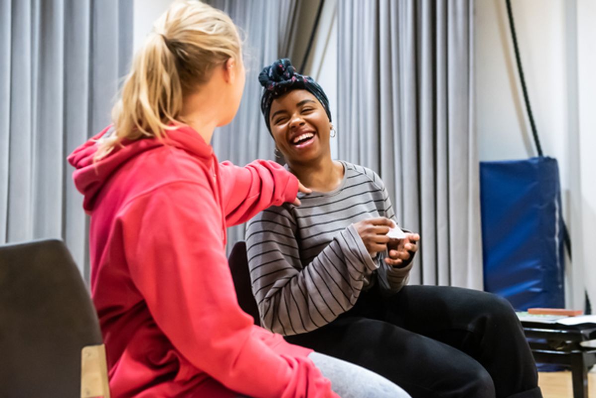 April Hughes and Helena Luko at 