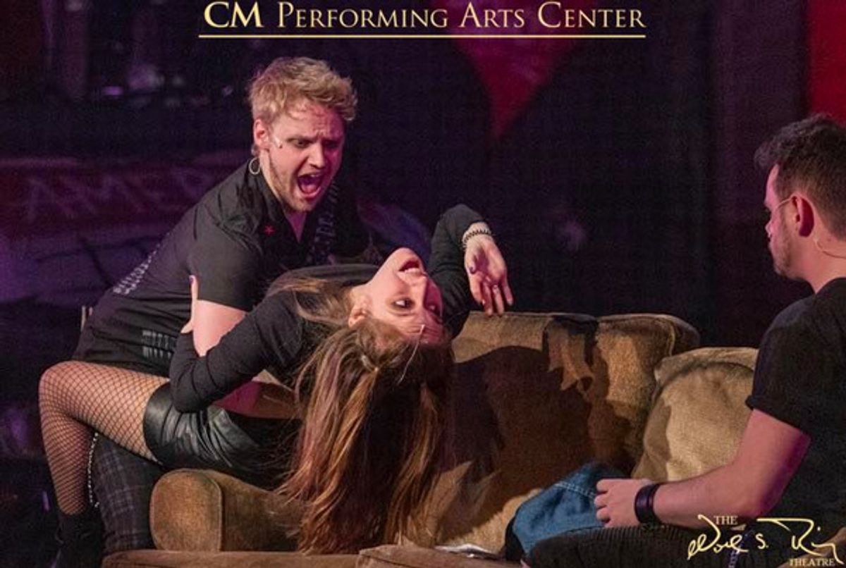 Hans Paul Hendrickson as The Rock and Roll Boyfriend, Marly Mensher as Heather, David DiMarzo as Will    Photo Credit: Justan Garcia, BFunk Photography  www.BFunkPhoto.com at 