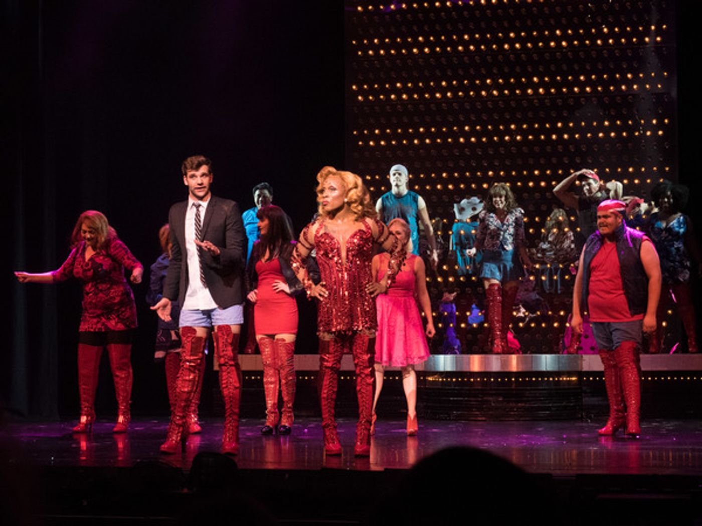 Photo Coverage: Curtain Call And Press Night Of 3D Theatricals' KINKY BOOTS  Image