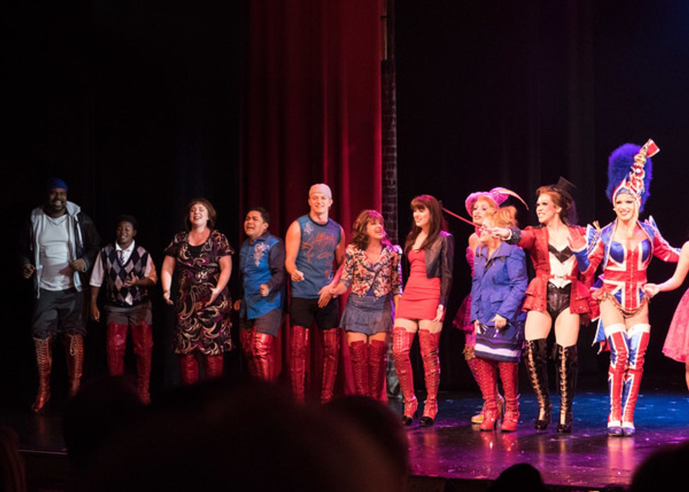 Photo Coverage: Curtain Call And Press Night Of 3D Theatricals' KINKY BOOTS  Image