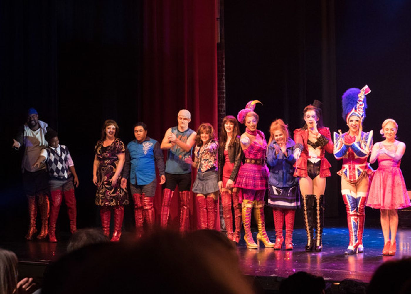 Photo Coverage: Curtain Call And Press Night Of 3D Theatricals' KINKY BOOTS  Image