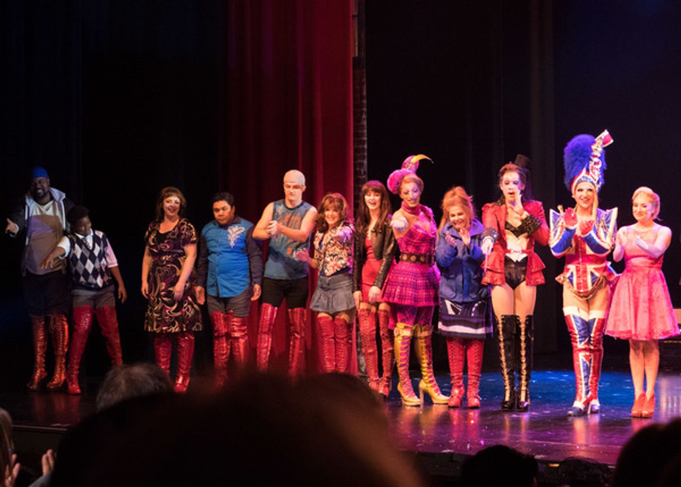 Photo Coverage: Curtain Call And Press Night Of 3D Theatricals' KINKY BOOTS  Image
