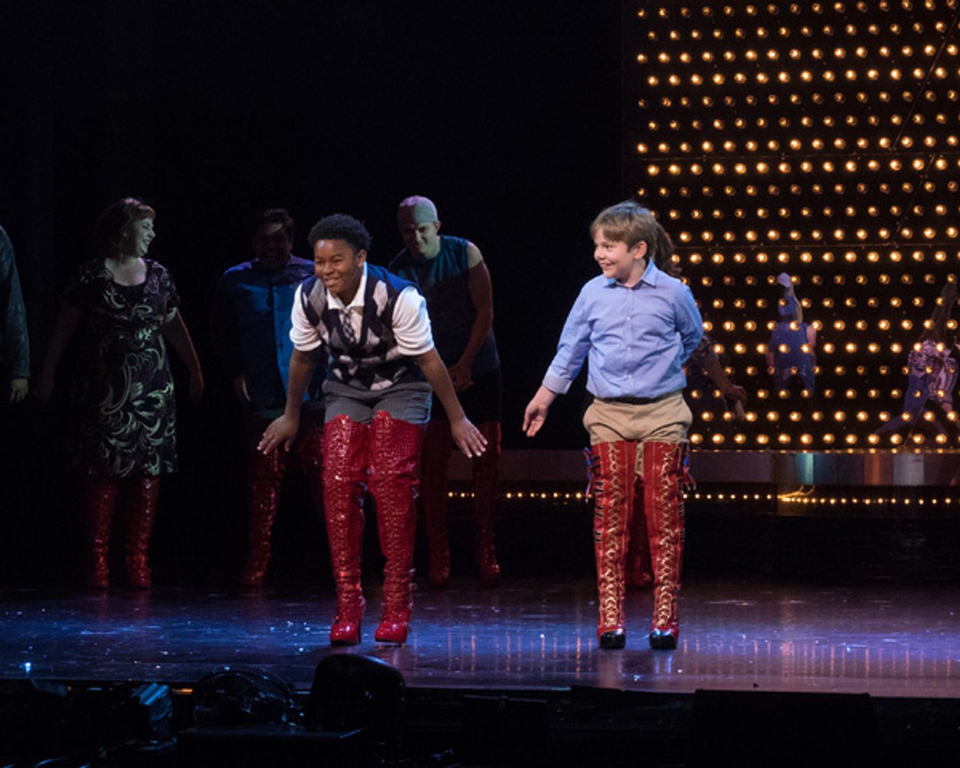 Photo Coverage: Curtain Call And Press Night Of 3D Theatricals' KINKY BOOTS  Image