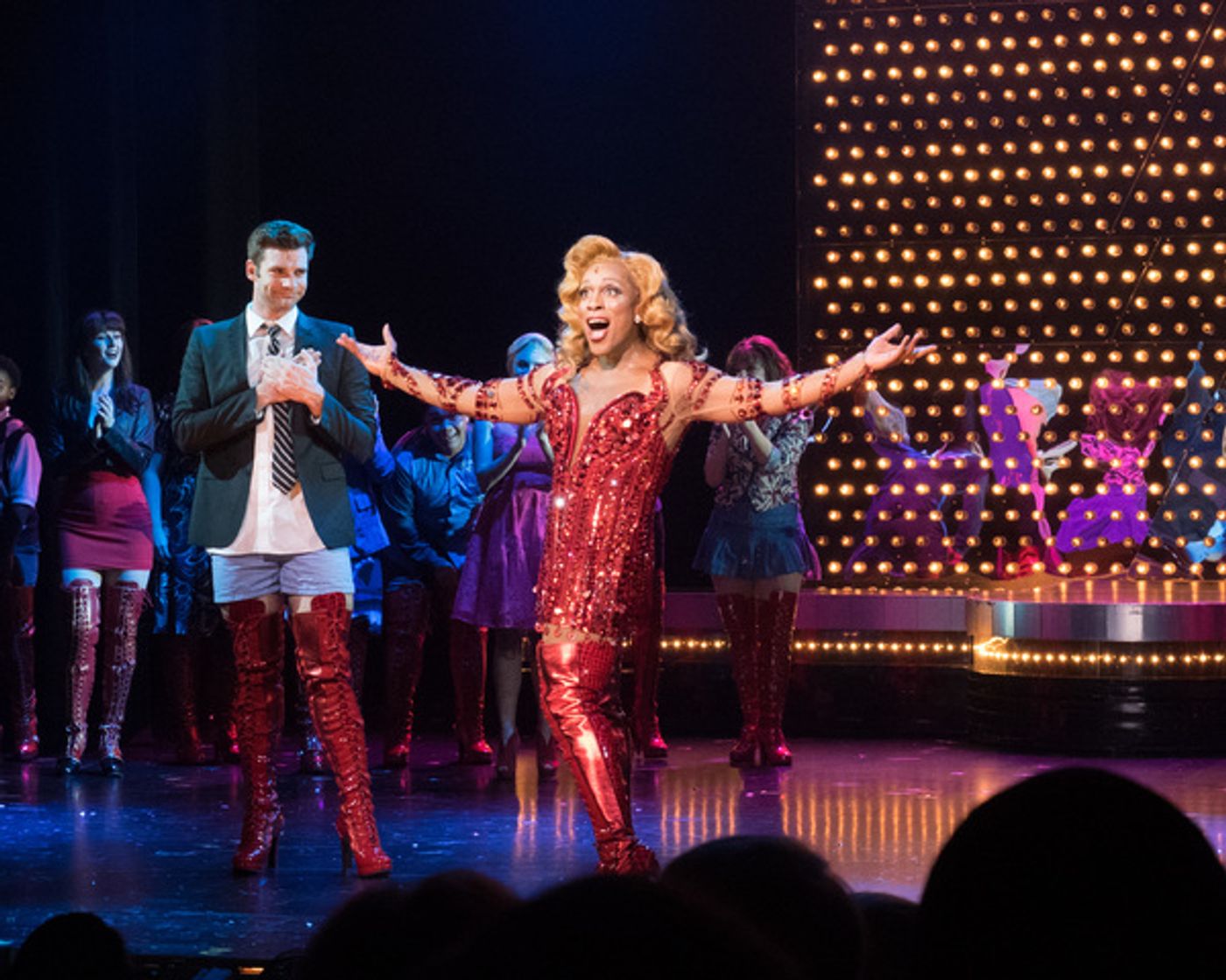 Photo Coverage: Curtain Call And Press Night Of 3D Theatricals' KINKY BOOTS  Image