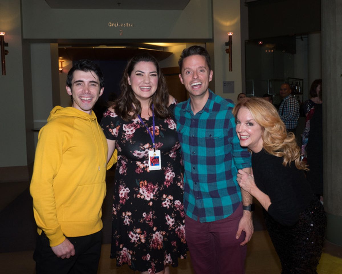 Chris Villan, Candice Rochelle Berge, Co-Founder Daniel Dawson, and Choreographer Linda Love Simmons at 