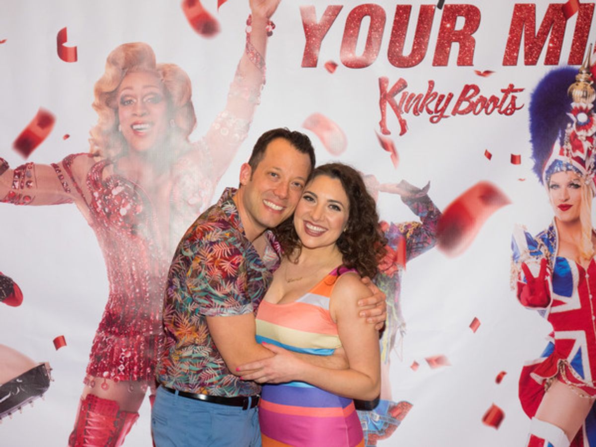 John Tartaglia and Emily Goglia at 