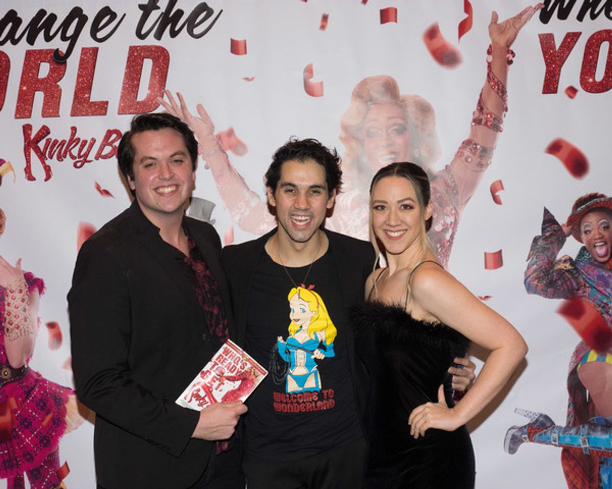 John McGavin, Rodrigo Varandas, and Ariel Samuels at 