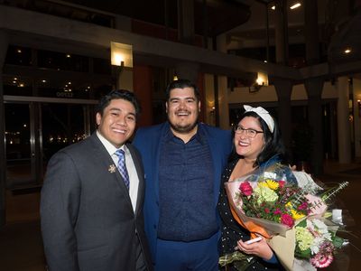 Chris Bona, Javier Garcia, and Risa Garcia  Photo
