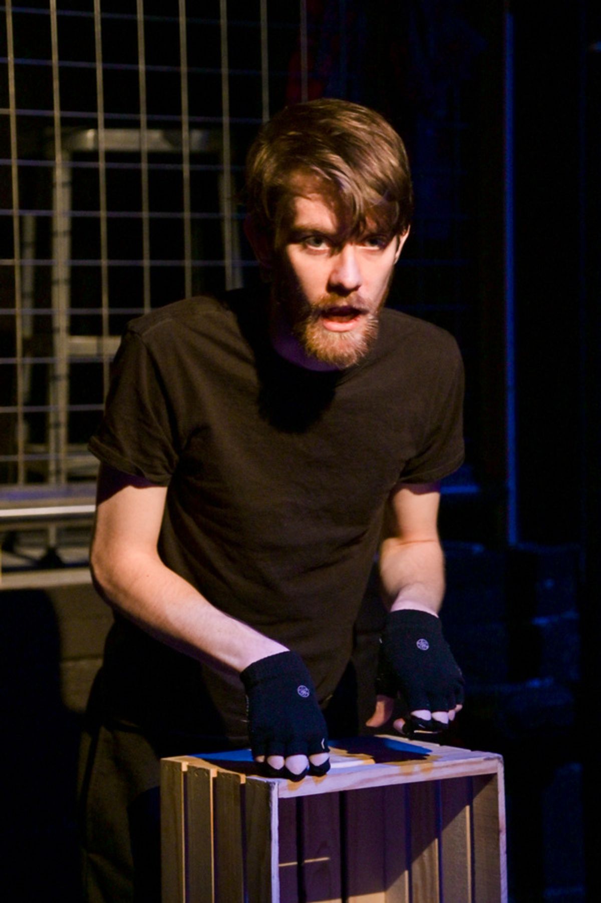 William Ketter in The Seeing Place Theater''s ANIMAL FARM. Photo by Russ Rowland.  www.seeingplacetheater.com/shows/10-animalfarm.html at 