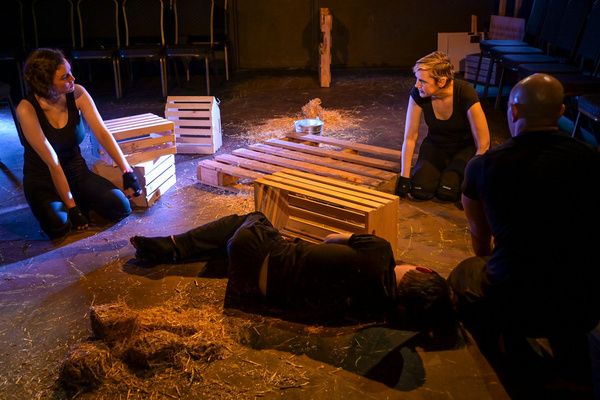 William Ketter, Laura Clare Browne, Erin Cronican and Brandon Walker in The Seeing Pl Photo