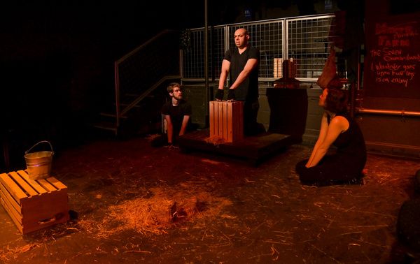 William Ketter, Laura Clare Browne and Brandon Walker in The Seeing Place Theater''s  Photo