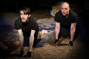 William Ketter and Brandon Walker in The Seeing Place Theater''s ANIMAL FARM. Photo by Russ Rowland. www.seeingplacetheater.com/shows/10-animalfarm.html @ BroadwayWorld William Ketter and Brandon Walker in The Seeing Place Theater''s ANIMAL FARM. Photo Photo