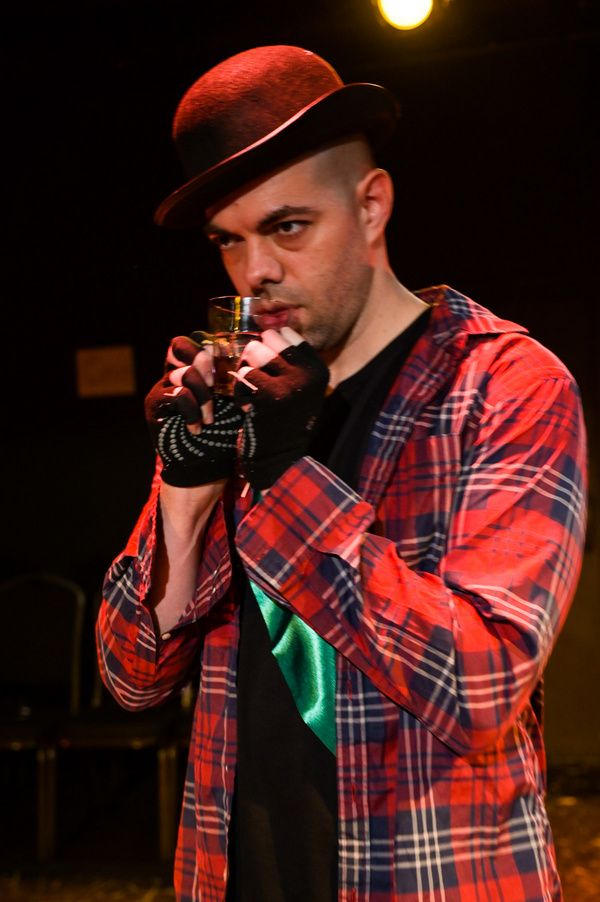 Brandon Walker in The Seeing Place Theater''s ANIMAL FARM.   Photo by Russ Rowland.   Photo