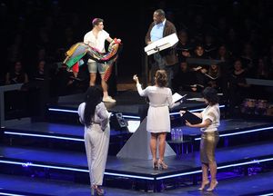 Eden Espinosa, Alex Newell, Jessica Vosk, Chuck Cooper, Noah Galvin Photo