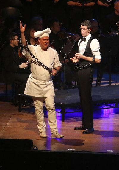 Brooks Ashmanskas and Gavin Lee Photo