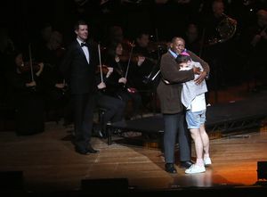 Gavin Lee, Noah Galvin and Chuck Cooper @ BroadwayWorld Gavin Lee, Noah Galvin and Chuck Cooper Photo
