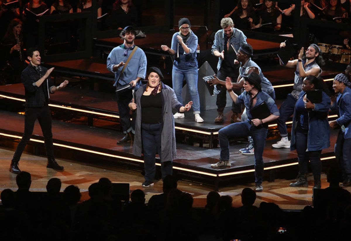 Bonnie Milligan and cast at 