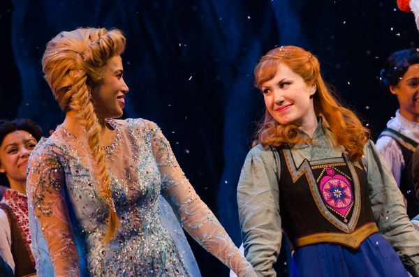 Photo Coverage: FROZEN's Ciara Renée, McKenzie Kurtz and Ryan McCartan Take First Curtain Call  Image