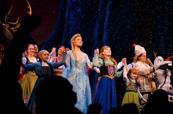 Photo Coverage: FROZEN's Ciara Renée, McKenzie Kurtz and Ryan McCartan Take First Curtain Call Photo Coverage: FROZEN's Ciara Renée, McKenzie Kurtz and Ryan McCartan Take First Curtain Call Image