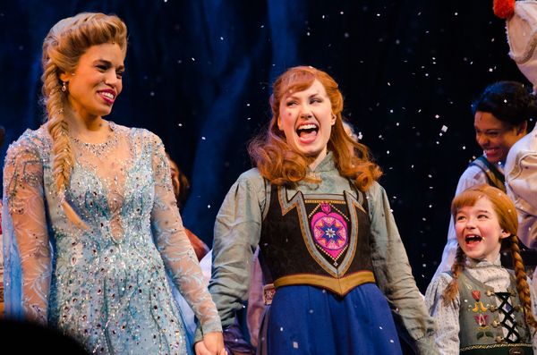 Photo Coverage: FROZEN's Ciara Renée, McKenzie Kurtz and Ryan McCartan Take First Curtain Call Photo Coverage: FROZEN's Ciara Renée, McKenzie Kurtz and Ryan McCartan Take First Curtain Call Image