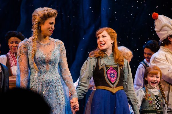 Photo Coverage: FROZEN's Ciara Renée, McKenzie Kurtz and Ryan McCartan Take First Curtain Call  Image
