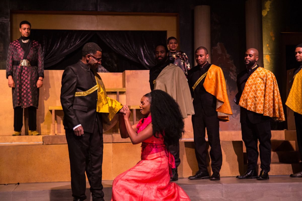 Colin Jones and Tarina Bradshaw with Christopher Wayland Jones, Gregory D. Hicks, LaKecia Harris, James Lewis, Benjamin T. Jenkins and Brian Bradford  at 