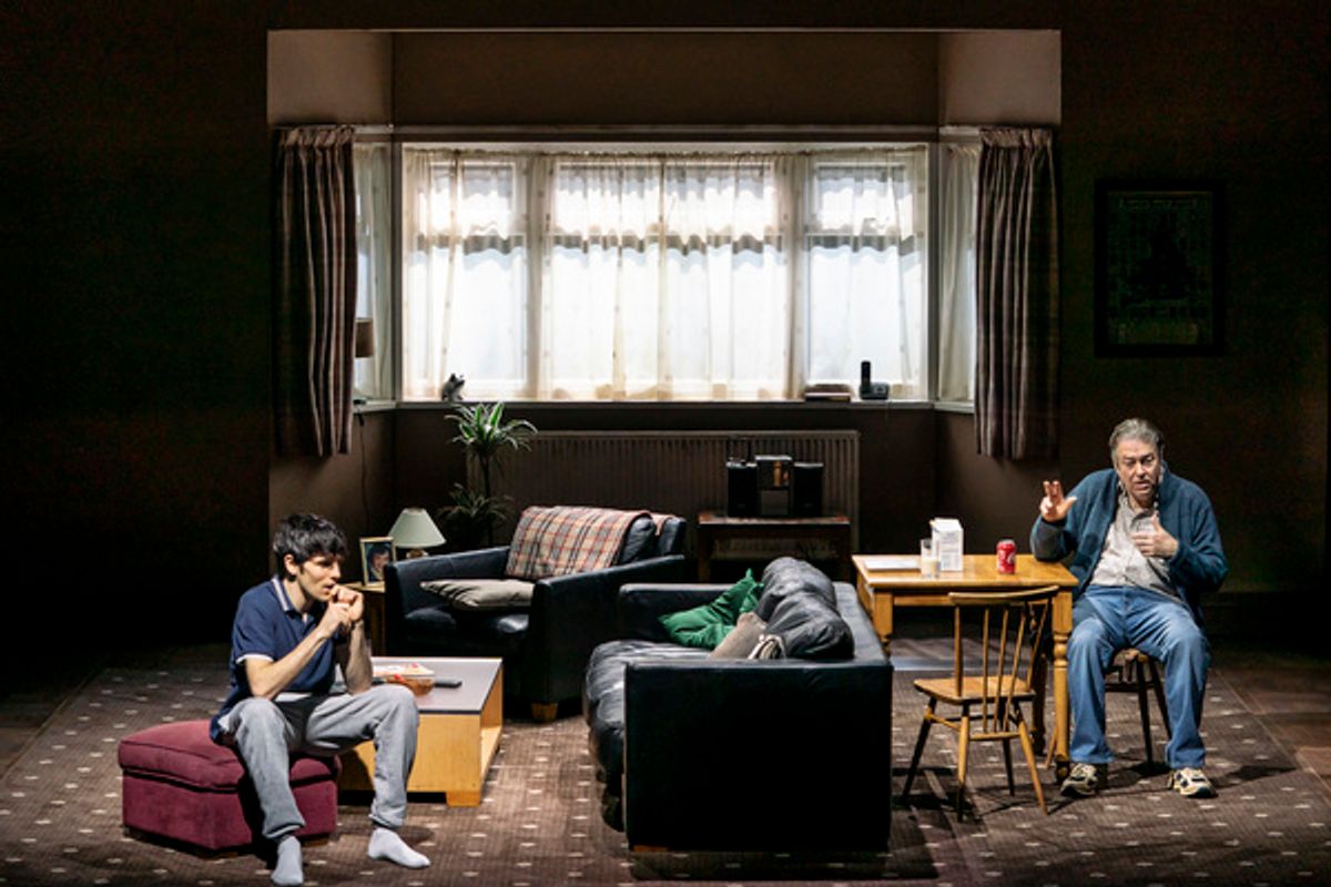 Roger Allam and Colin Morgan at 