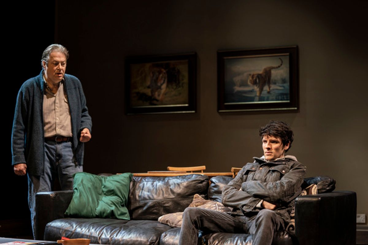 Roger Allam and Colin Morgan at 
