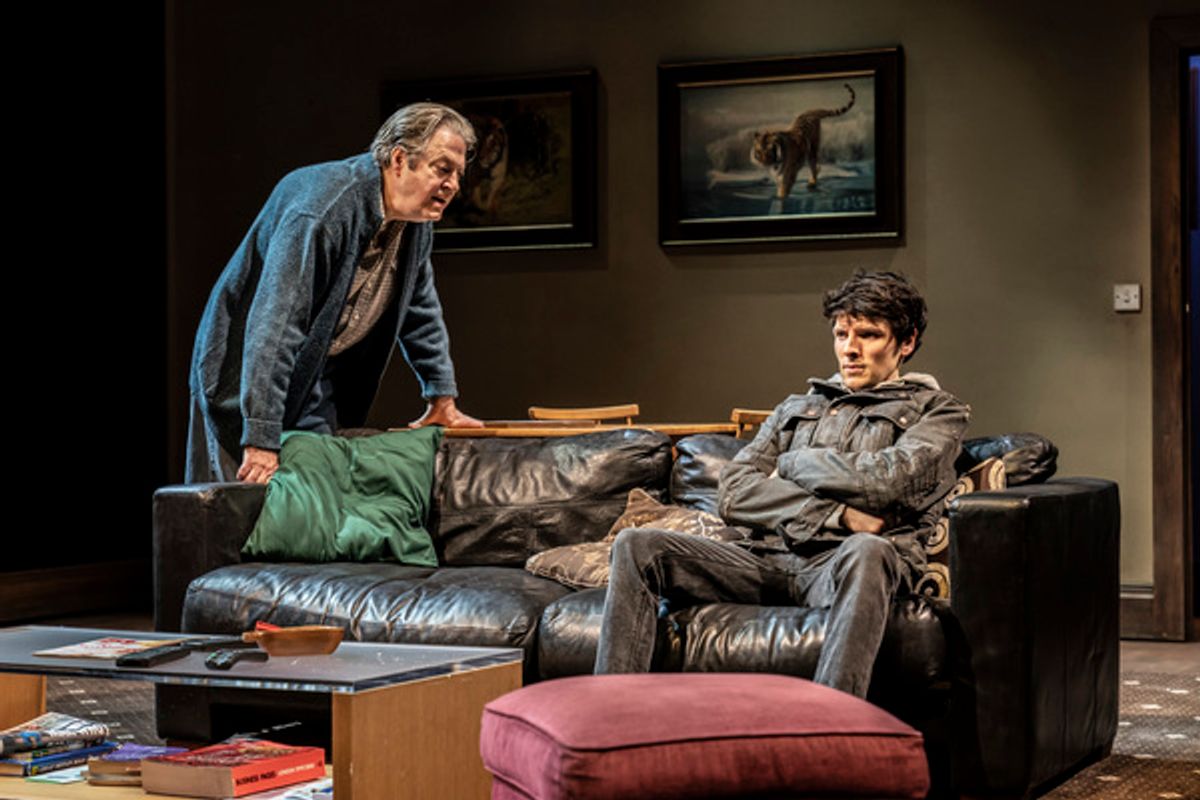 Roger Allam and Colin Morgan at 