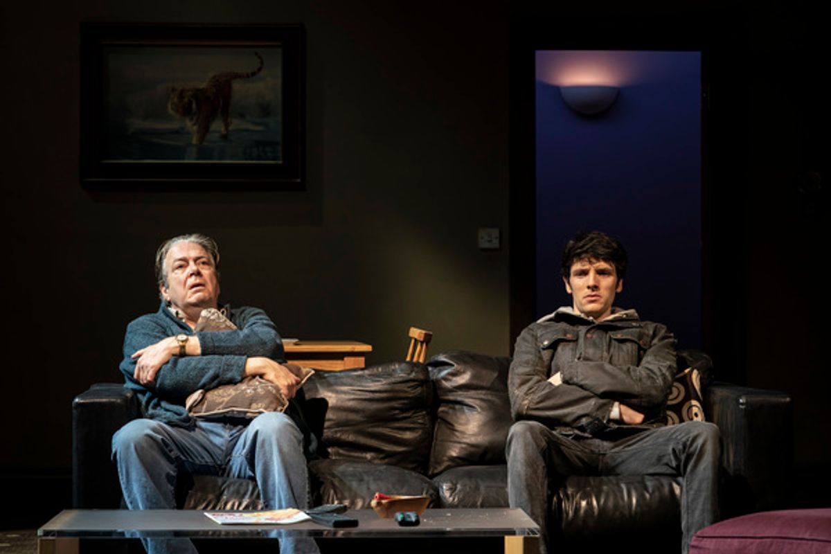 Roger Allam and Colin Morgan at 