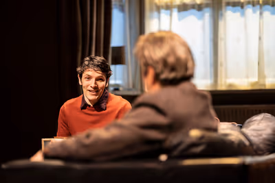 Roger Allam and Colin Morgan Photo
