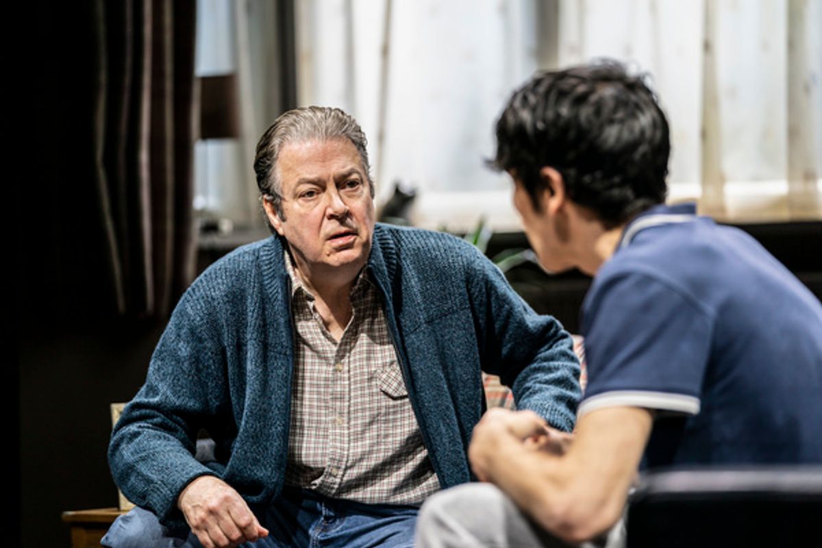 Roger Allam and Colin Morgan at 