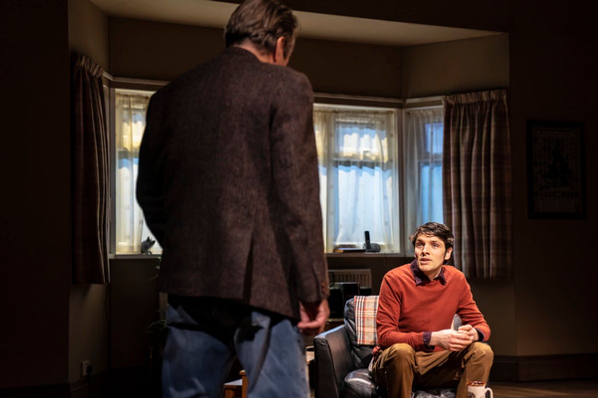 Roger Allam and Colin Morgan at 