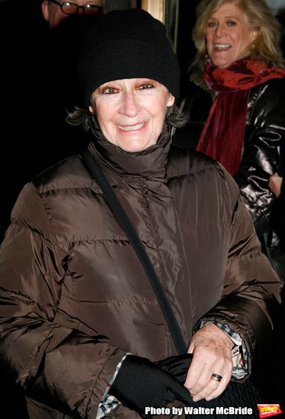 Zoe Caldwell arriving for the Opening Night Performance of THE FARNSWORTH INVENTION a Photo