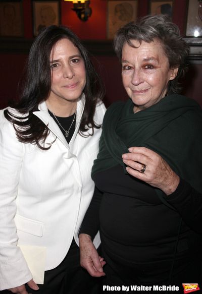 Zoe Caldwell with Dori Berinstein receives the Commercial Theater Institute's Robert  Photo