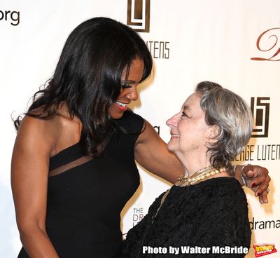 Audra McDonald & Zoe Caldwell attending the Drama League's 29th Annual Musical Celebr Photo