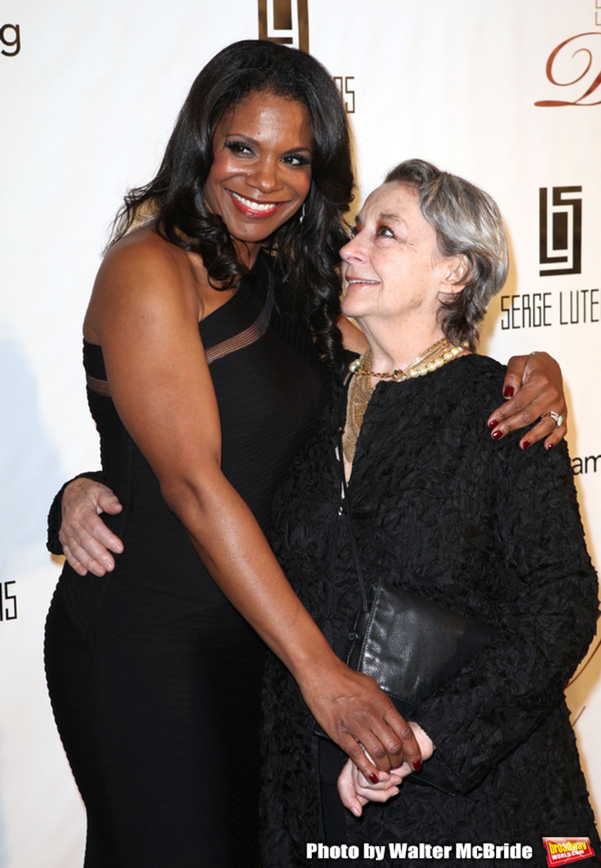 Audra McDonald & Zoe Caldwell attending the Drama League's 29th Annual Musical Celebration of Broadway Honoring Audra McDonald at the Pierre Hotel in New York City on 2/11/2013 at 