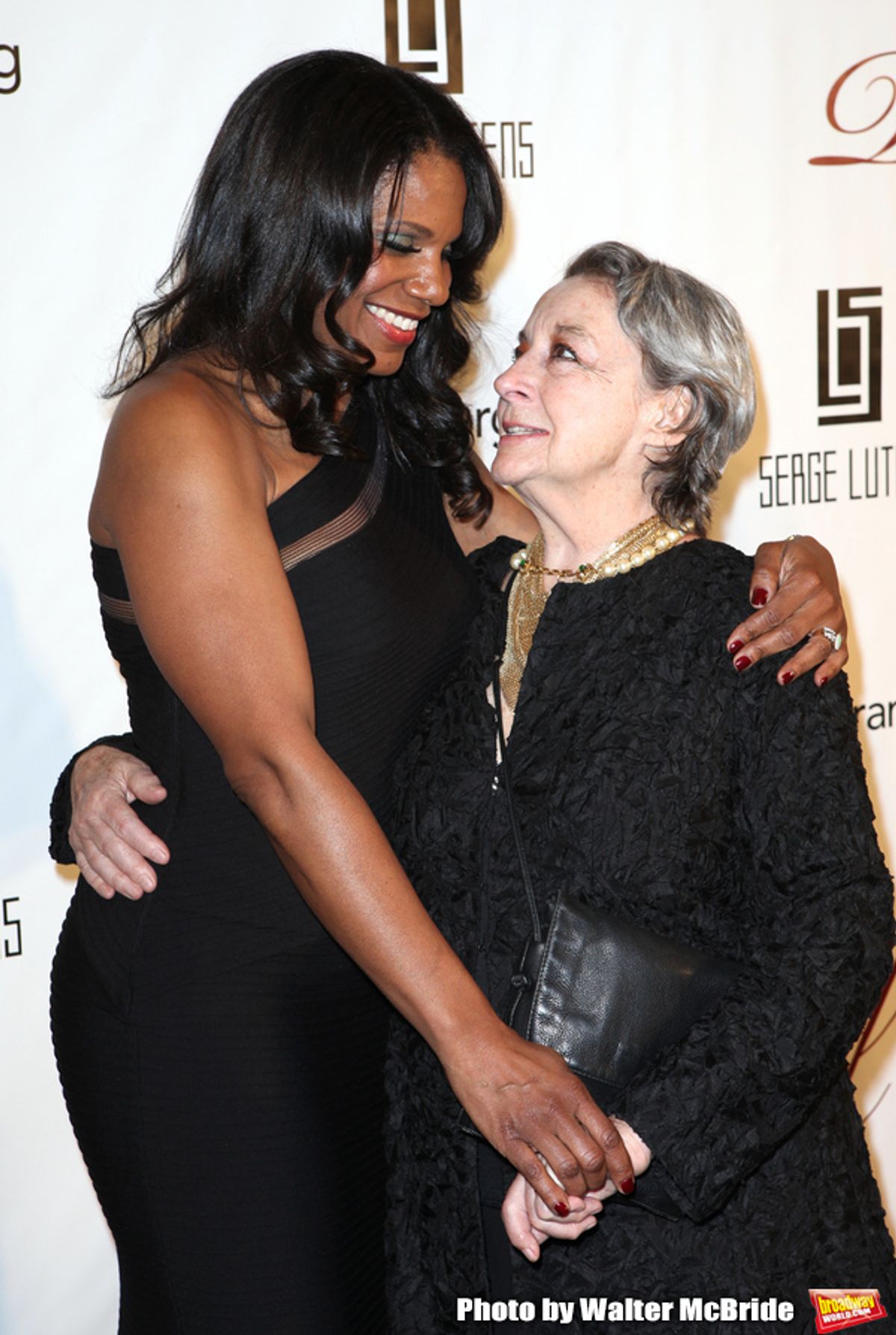 Audra McDonald & Zoe Caldwell attending the Drama League's 29th Annual Musical Celebration of Broadway Honoring Audra McDonald at the Pierre Hotel in New York City on 2/11/2013 at 