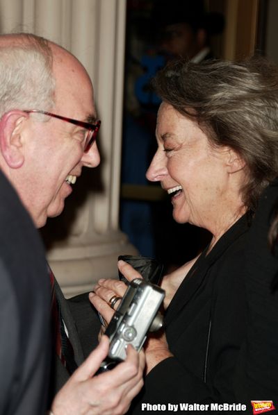 Aubrey Reuben and Zoe Caldwell Celebrate the Opening of the New Broadway Production o Photo