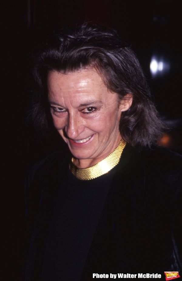 Zoe Caldwell attends a Broadway Show on September 3, 1995 in New York City. Photo