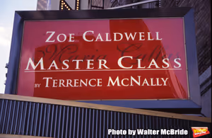 Theatre Marquee for Zoe Caldwell starring in “Master Class” at the Golden Theatre on November 1, 1995 in New York City. @ BroadwayWorld Theatre Marquee for Zoe Caldwell starring in “Master Class” at the Golden Theatr Photo