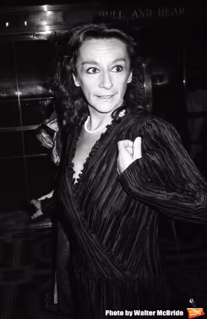 Zoe Caldwell at the Waldorf Astoria Hotel on Jume 3, 1983 in New York City. @ BroadwayWorld Zoe Caldwell at the Waldorf Astoria Hotel on Jume 3, 1983 in New York City. Photo