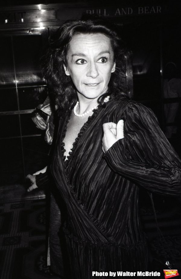 Zoe Caldwell at the Waldorf Astoria Hotel on Jume 3, 1983 in New York City. Photo