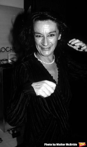 Zoe Caldwell at the Waldorf Astoria Hotel on Jume 3, 1983 in New York City. @ BroadwayWorld Zoe Caldwell at the Waldorf Astoria Hotel on Jume 3, 1983 in New York City. Photo