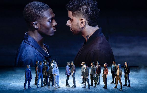 Dharon E. Jones, Amar Ramasar, and the cast of WEST SIDE STORY  Photo