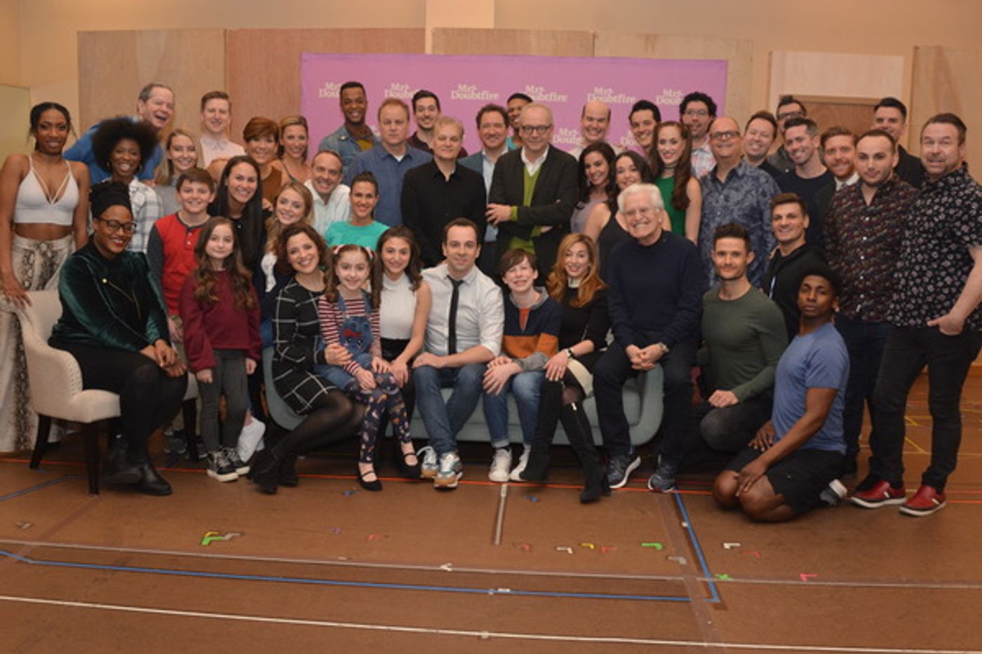 Photo Coverage: The Cast of MRS. DOUBTFIRE Meets the Press  Image