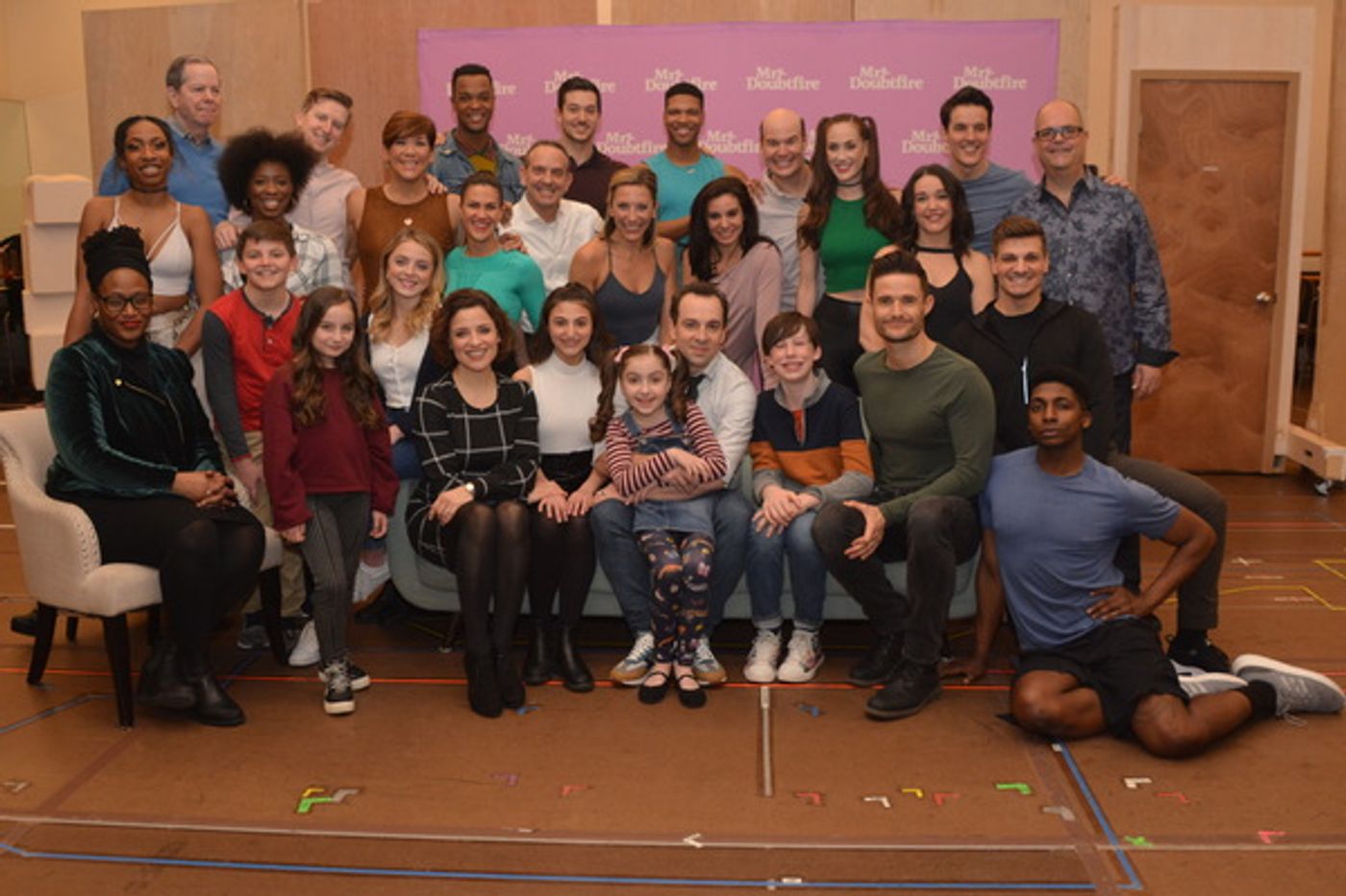 Photo Coverage: The Cast of MRS. DOUBTFIRE Meets the Press  Image