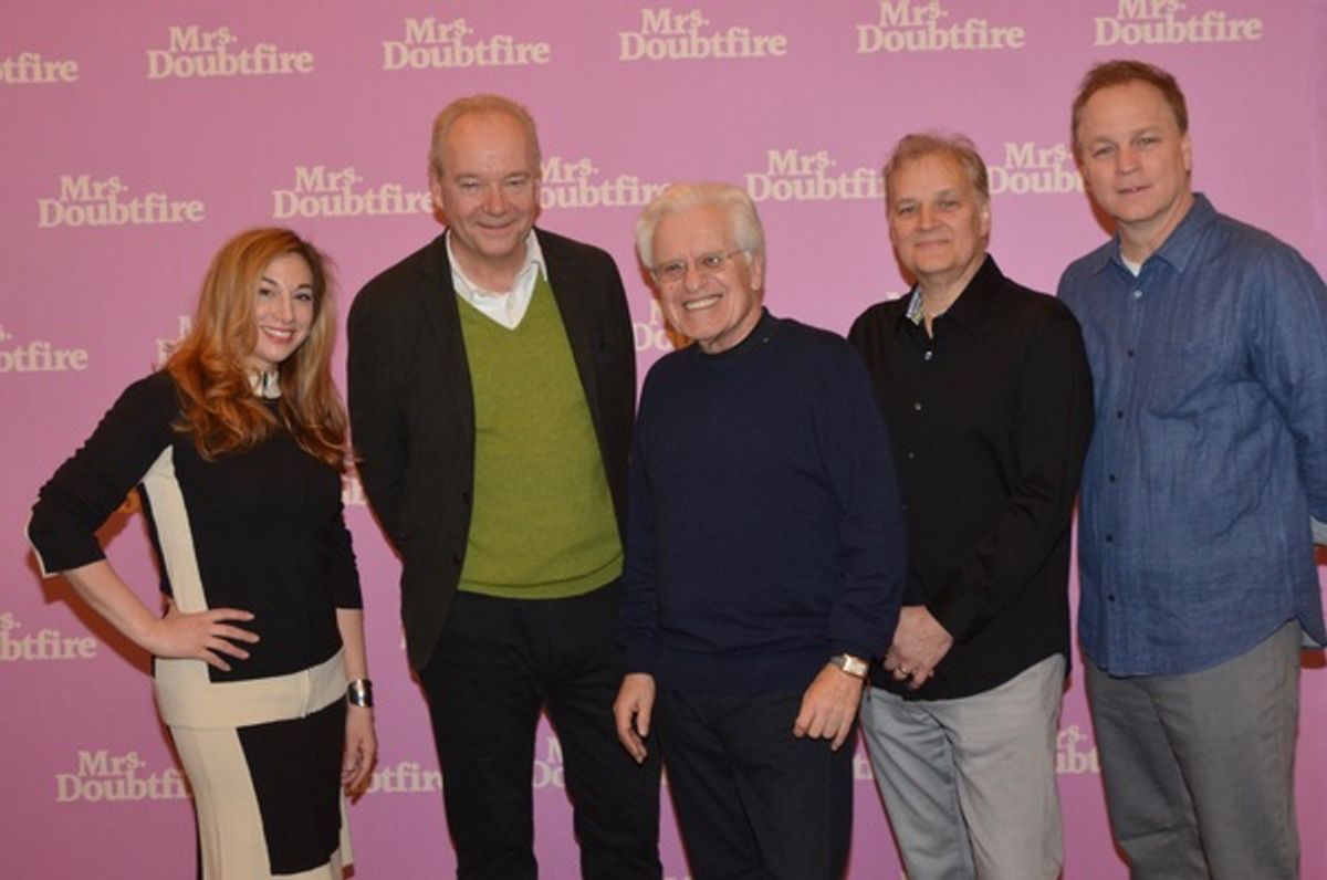 The Creative Team-Lorin Lattaro, John O'Farrell, Jerry Zaks, Karen Kirkpatrick and Wayne Kirkpatrick at 