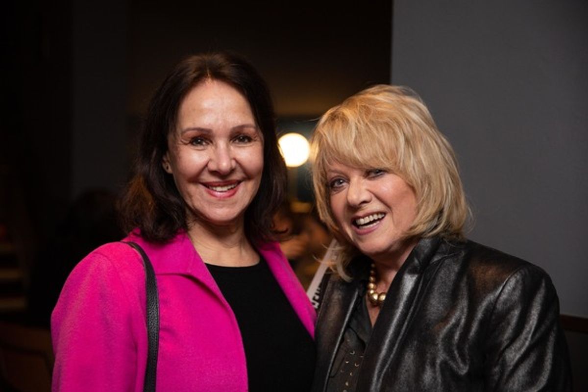Arlene Phillips and Elaine Page at 